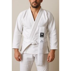 Elite BJJ White Belt Brazilian Jiu Jitsu Beginner Martial Arts Uniform NEW